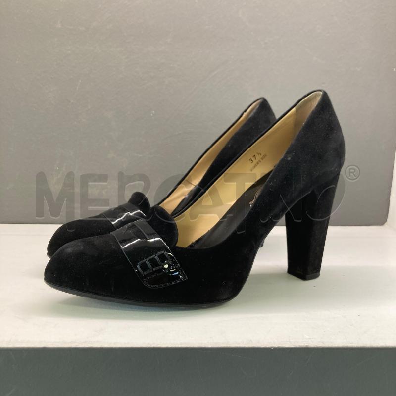 SCARPE TACCHI TOD'S SCAMOSCIATA NERA  | Mercatino dell'Usato Carmagnola 3