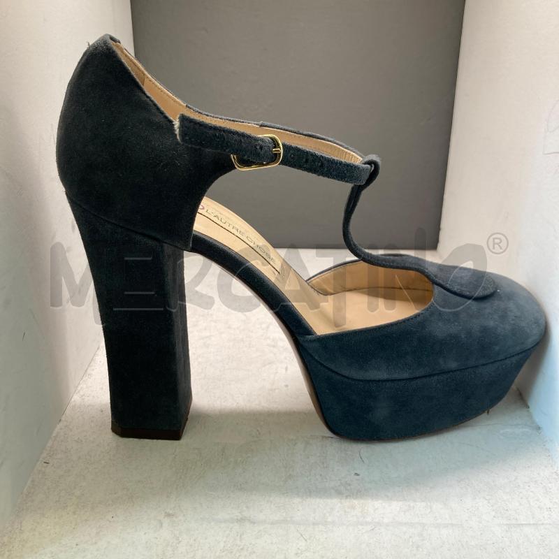 SCARPE TACCHI VERDE PETROLIO PELLE L'AUTRE CHOSE  | Mercatino dell'Usato Carmagnola 2