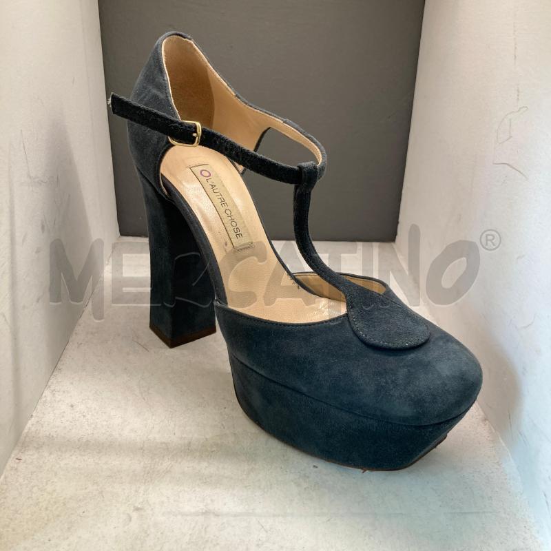 SCARPE TACCHI VERDE PETROLIO PELLE L'AUTRE CHOSE  | Mercatino dell'Usato Carmagnola 3