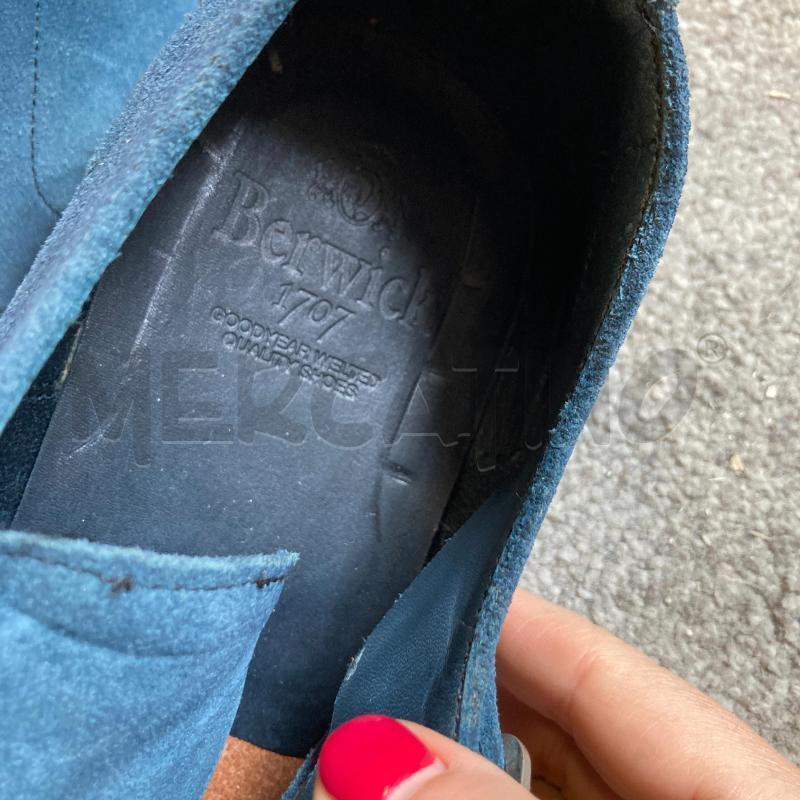 SCARPE UOMO BLU BERWICK 1707 DOPPIA FIBBIA | Mercatino dell'Usato Carmagnola 2