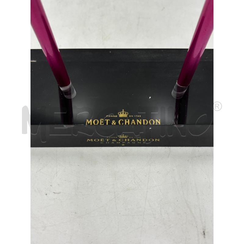 SET PZ.2 FLUTES TULIP MOET&CHANDON 14X7 H.34 | Mercatino dell'Usato Carmagnola 2