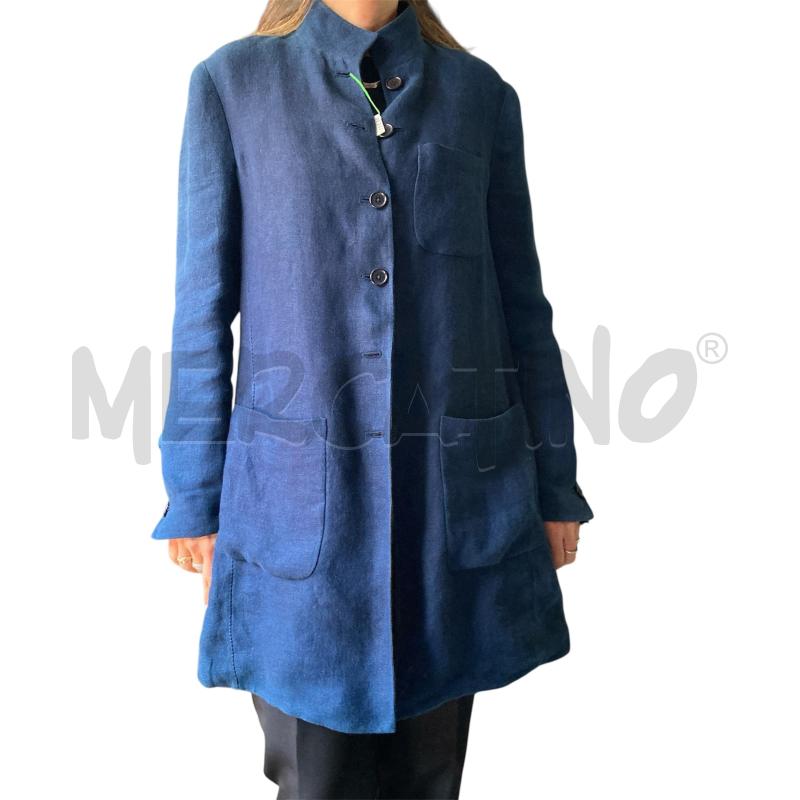 SPOLVERINO DONNA RAJESH PRATAP SINGH DOUBLE BLU NERO  | Mercatino dell'Usato Carmagnola 1