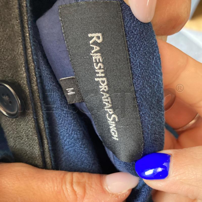 SPOLVERINO DONNA RAJESH PRATAP SINGH DOUBLE BLU NERO  | Mercatino dell'Usato Carmagnola 3