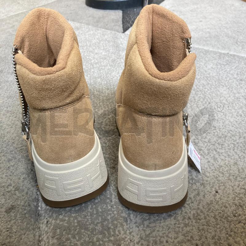 STIVALETTI DONNA ASH BEIGE CON PLATEAU  | Mercatino dell'Usato Carmagnola 2