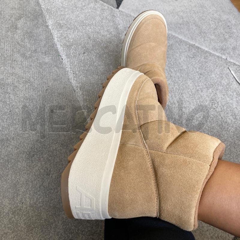 STIVALETTI DONNA ASH BEIGE CON PLATEAU  | Mercatino dell'Usato Carmagnola 5