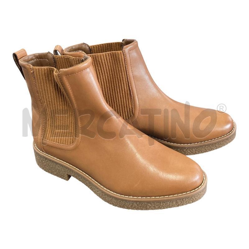 STIVALETTI DONNA CLARKS MARRONI ELASTICO   | Mercatino dell'Usato Carmagnola 1