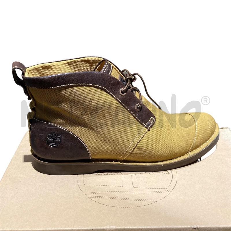 STIVALETTI UOMO TIMBERLAND BEIGE TELA INSERTI IN PELLE | Mercatino dell'Usato Carmagnola 1