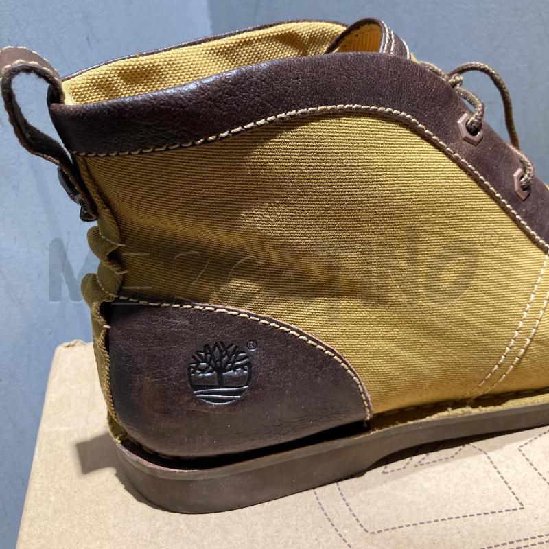 STIVALETTI UOMO TIMBERLAND BEIGE TELA INSERTI IN PELLE | Mercatino dell'Usato Carmagnola 3