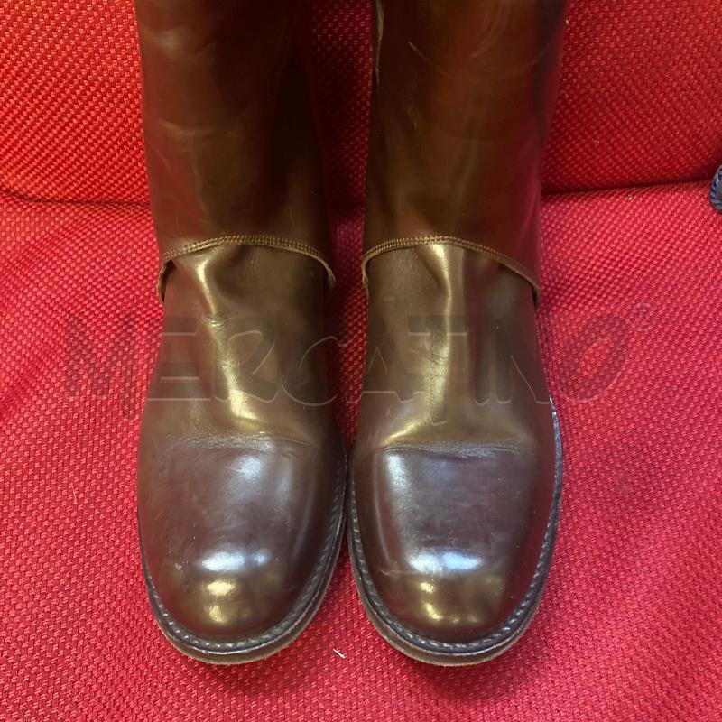 STIVALI DONNA PELLE MARRONE SANTONI FIBBIE  | Mercatino dell'Usato Carmagnola 2