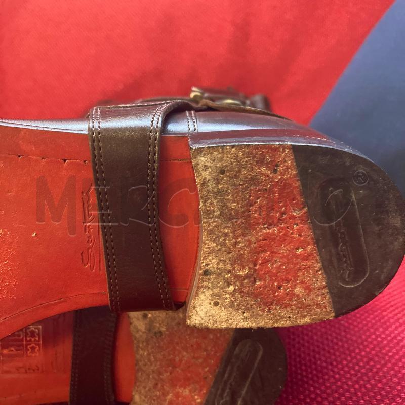 STIVALI DONNA PELLE MARRONE SANTONI FIBBIE  | Mercatino dell'Usato Carmagnola 5