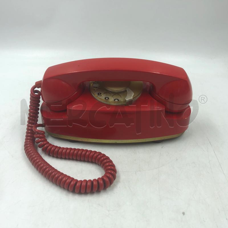 TELEFONO VINTAGE ROSSO ROTELLA SIP | Mercatino dell'Usato Carmagnola 1