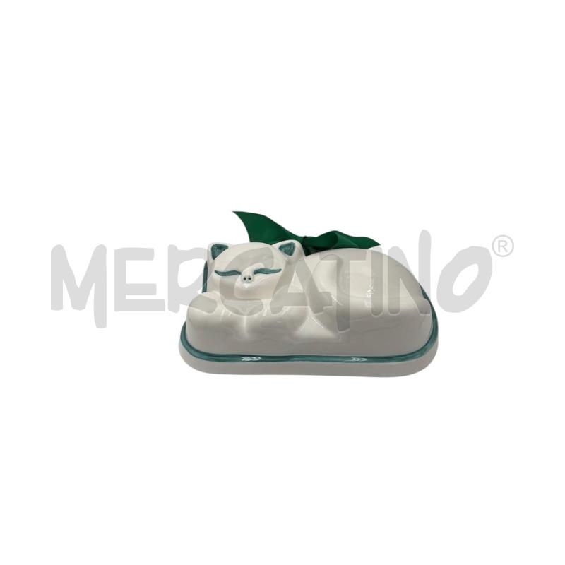 THUN FORMELLA GATTO VERDE BIANCO 25X15 | Mercatino dell'Usato Carmagnola 1