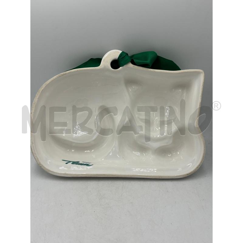 THUN FORMELLA GATTO VERDE BIANCO 25X15 | Mercatino dell'Usato Carmagnola 2