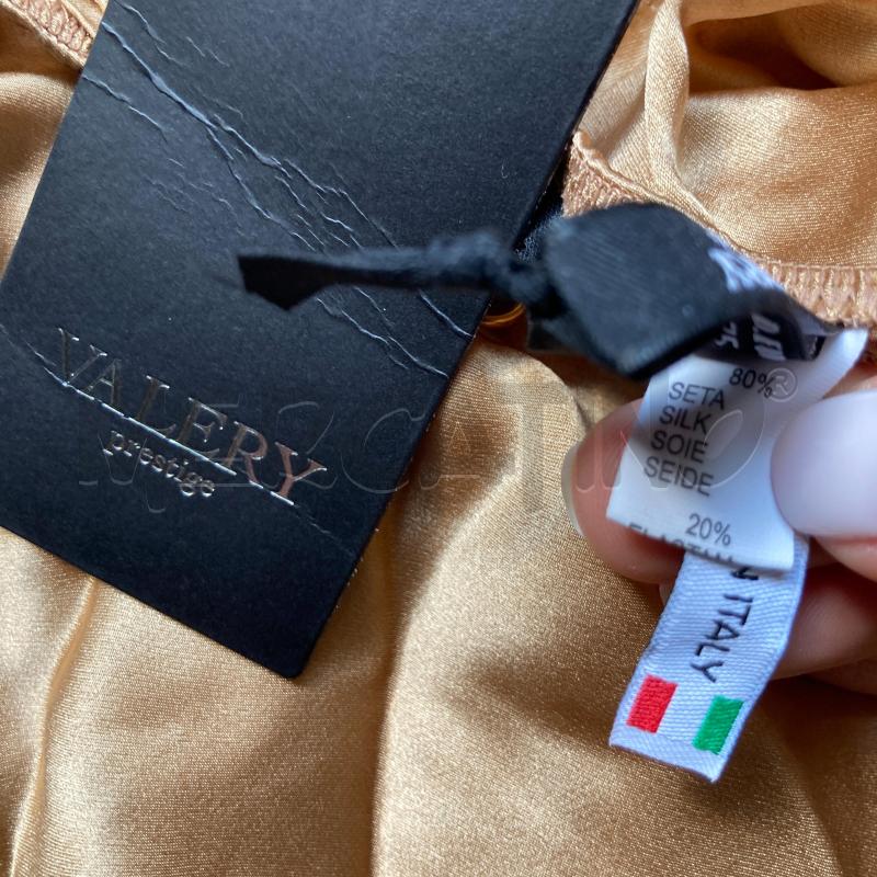 TOP SOTTOGIACCA VALERY PRESTIGE SETA ORO PIZZO NERO  | Mercatino dell'Usato Carmagnola 5