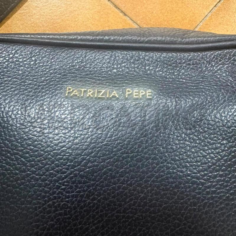TRACOLLA DONNA NERA PELLE PATRIZIA PEPE  | Mercatino dell'Usato Carmagnola 2