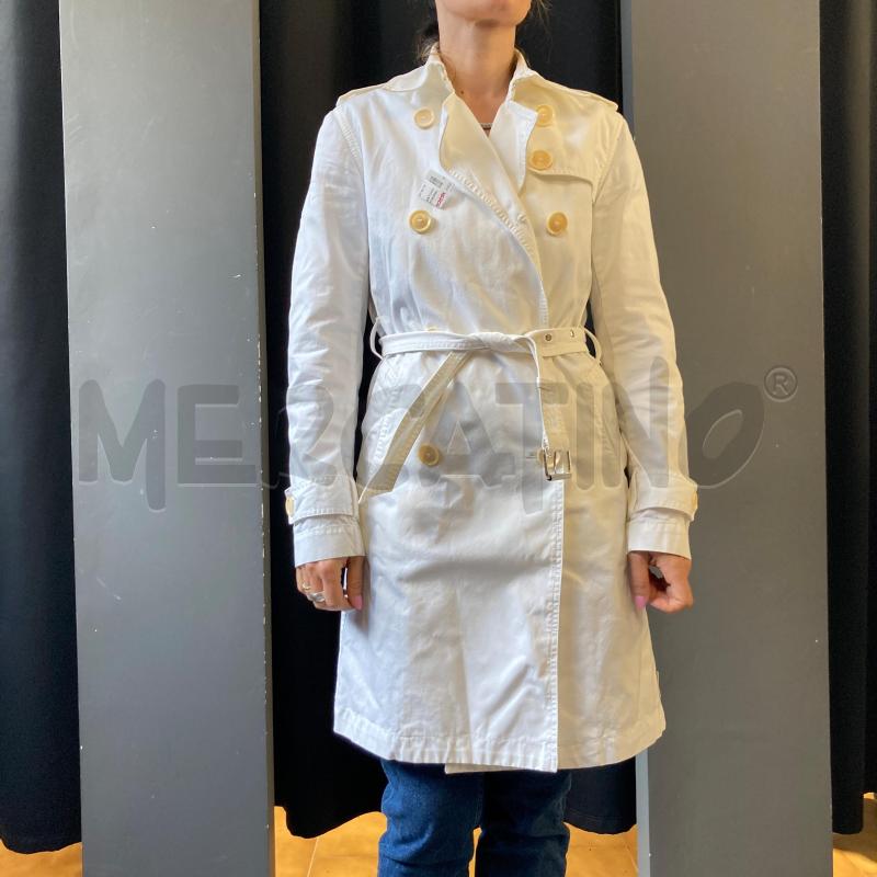 TRENCH DONNA BIANCO MONCLER DOPPIO PETTO | Mercatino dell'Usato Carmagnola 2