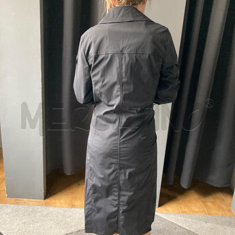 TRENCH DONNA NERO LUNGO MUSEUM  | Mercatino dell'Usato Carmagnola 2