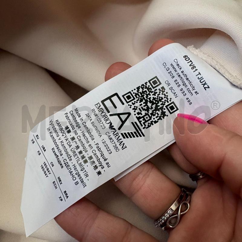 TUTA DONNA EMPORIO ARMNAI BEIGE NERA | Mercatino dell'Usato Carmagnola 4