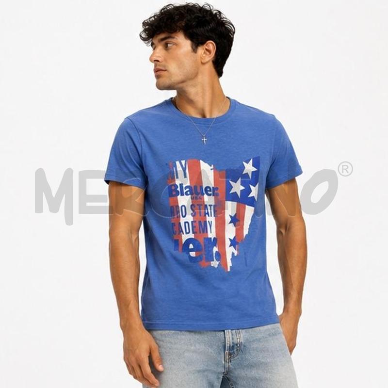 T SHIRT UOMO BLU BLAUER STELLE  | Mercatino dell'Usato Carmagnola 1