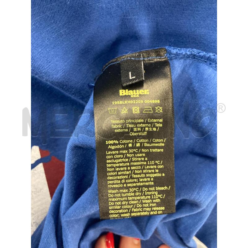 T SHIRT UOMO BLU BLAUER STELLE  | Mercatino dell'Usato Carmagnola 3