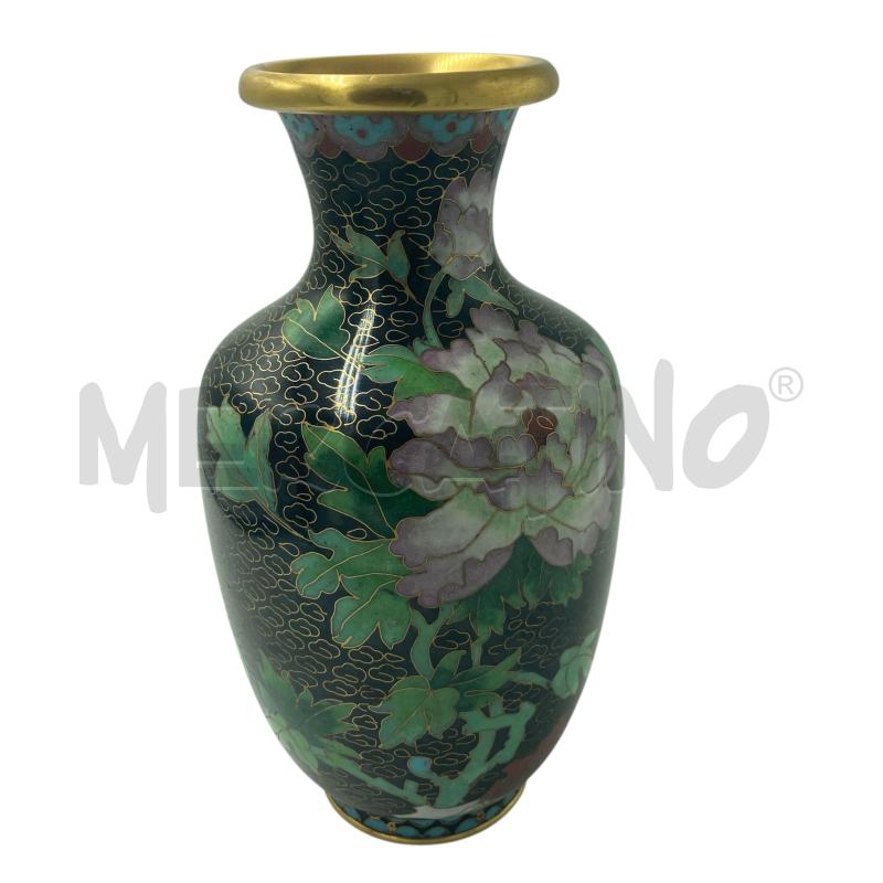 VASO CLOISONNE' FLOREALE | Mercatino dell'Usato Carmagnola 1
