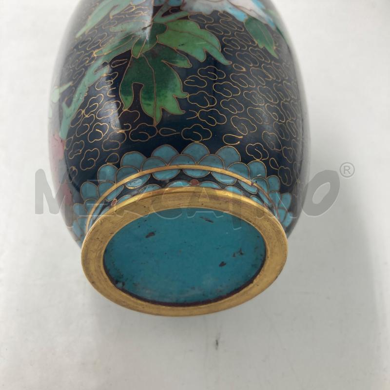 VASO CLOISONNE' FLOREALE | Mercatino dell'Usato Carmagnola 4