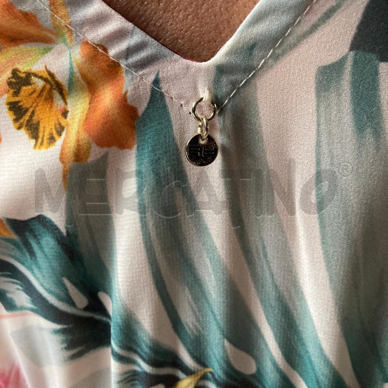 VESTITO DONNA ARTIGLI BEIGE FIORI BALZE | Mercatino dell'Usato Carmagnola 3