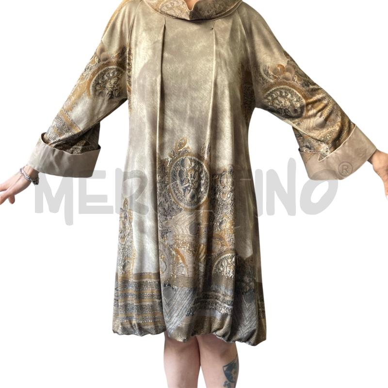 VESTITO DONNA BEIGE ROBERTA SCARPA SCOLLO BARCHETTA  | Mercatino dell'Usato Carmagnola 1