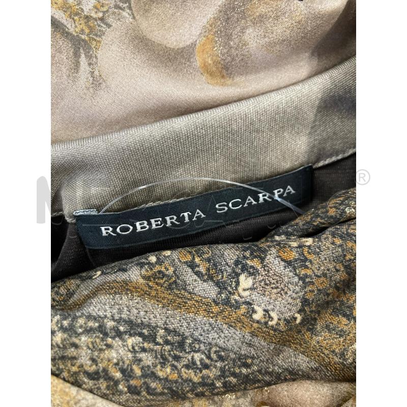 VESTITO DONNA BEIGE ROBERTA SCARPA SCOLLO BARCHETTA  | Mercatino dell'Usato Carmagnola 3
