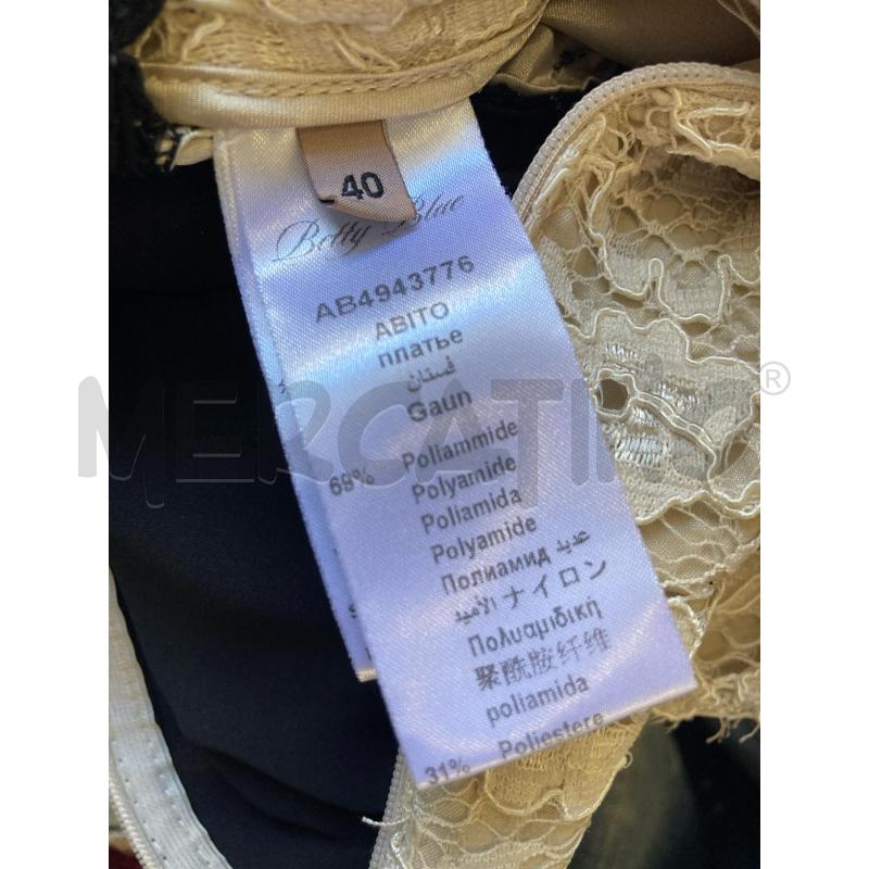 VESTITO DONNA BETTY BLUE MACRAME COLLETTO BG/N  | Mercatino dell'Usato Carmagnola 4