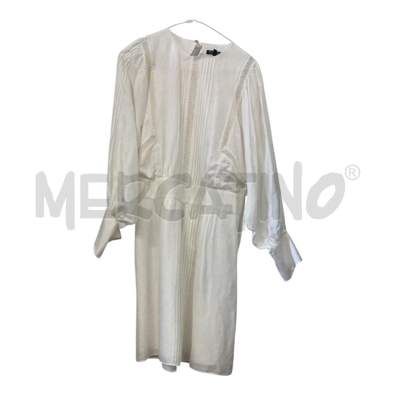 VESTITO DONNA BIACNO MACRAME MASSIMO DUTTI   | Mercatino dell'Usato Carmagnola 3