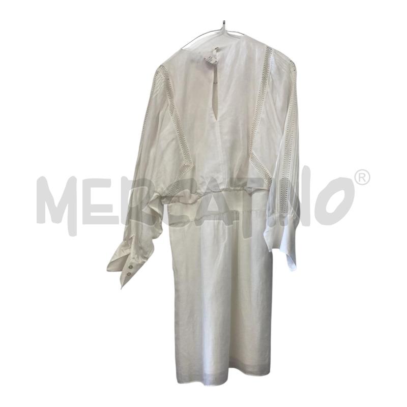 VESTITO DONNA BIACNO MACRAME MASSIMO DUTTI   | Mercatino dell'Usato Carmagnola 4