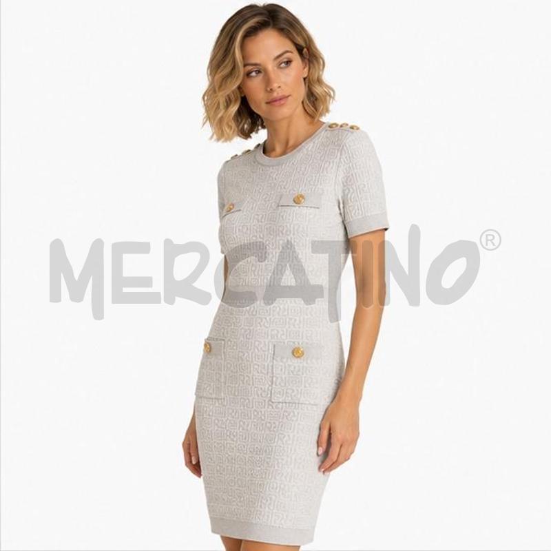 VESTITO DONNA BIANCO ARGENTO RELISCH  | Mercatino dell'Usato Carmagnola 1