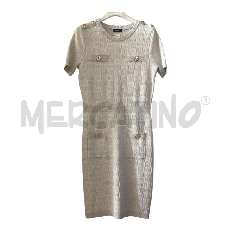 VESTITO DONNA BIANCO ARGENTO RELISCH  | Mercatino dell'Usato Carmagnola 5