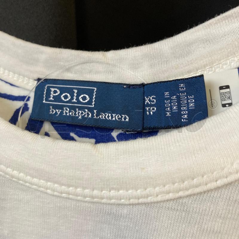 VESTITO DONNA BIANCO LUNGO POLO RALPH LAUREN FIORI BLU  | Mercatino dell'Usato Carmagnola 4