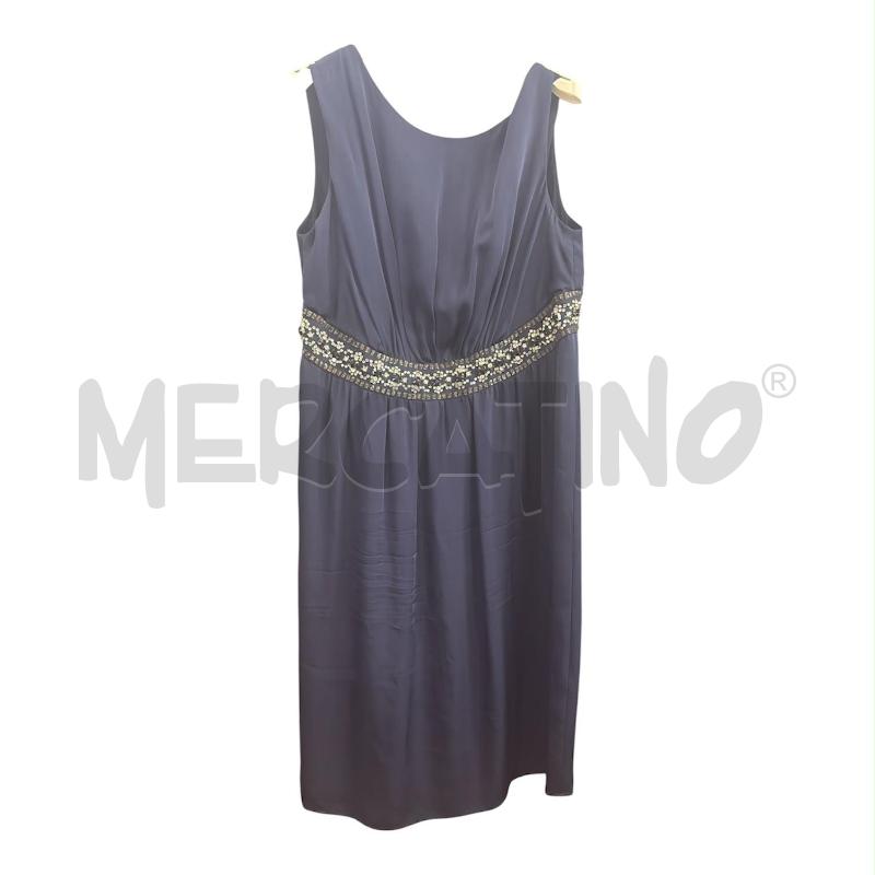 VESTITO DONNA BLU LUISA SPAGNOLI SMANICATO STRASS  | Mercatino dell'Usato Carmagnola 1