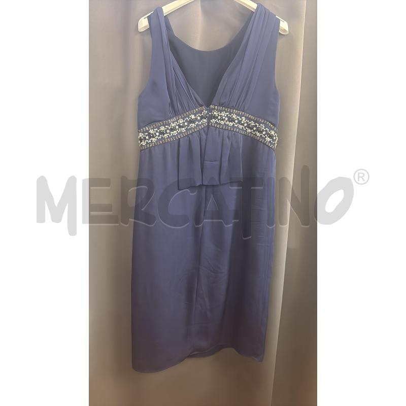 VESTITO DONNA BLU LUISA SPAGNOLI SMANICATO STRASS  | Mercatino dell'Usato Carmagnola 2