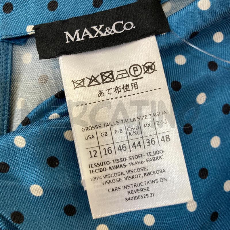 VESTITO DONNA BLU POIS B/BL MAX&CO | Mercatino dell'Usato Carmagnola 2
