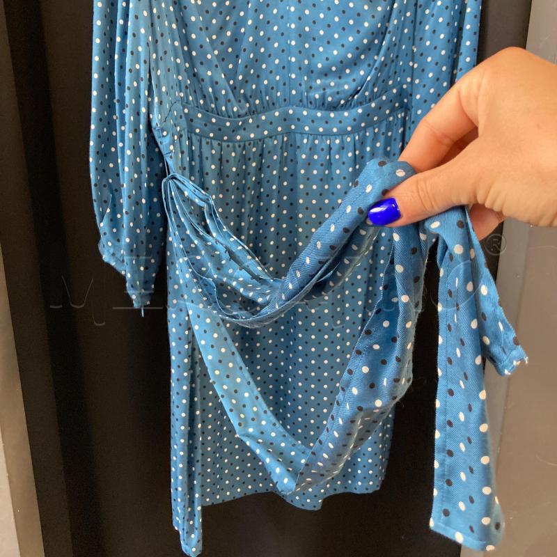 VESTITO DONNA BLU POIS B/BL MAX&CO | Mercatino dell'Usato Carmagnola 4