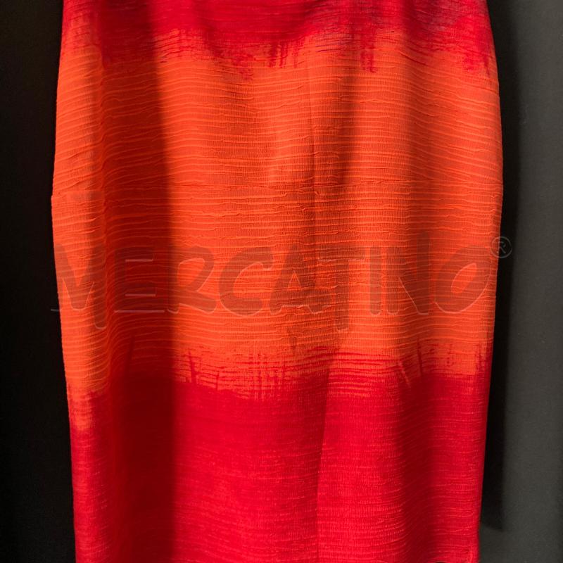 VESTITO DONNA D.EXTERIOR ROSSO AR BEIGE  | Mercatino dell'Usato Carmagnola 4