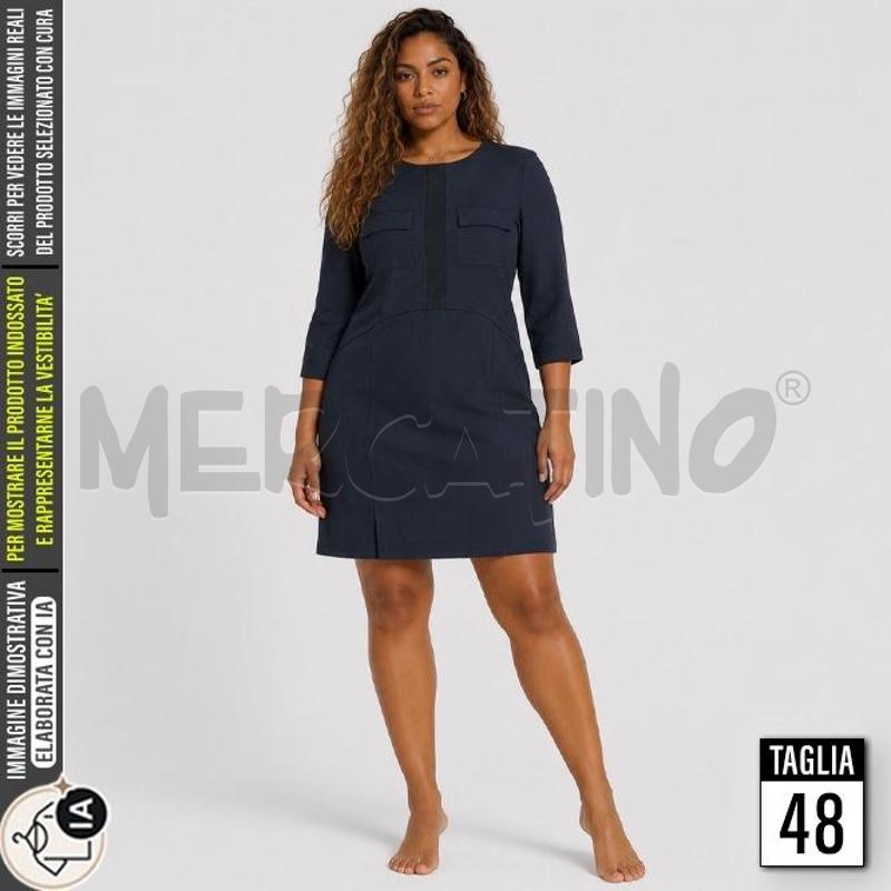 VESTITO DONNA ELISABETTA FRANCHI NERO TASCHE | Mercatino dell'Usato Carmagnola 1