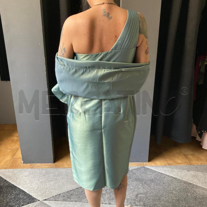 VESTITO DONNA ETHNE VERDE +STOLA LUCIDO CANGIANTE | Mercatino dell'Usato Carmagnola 2