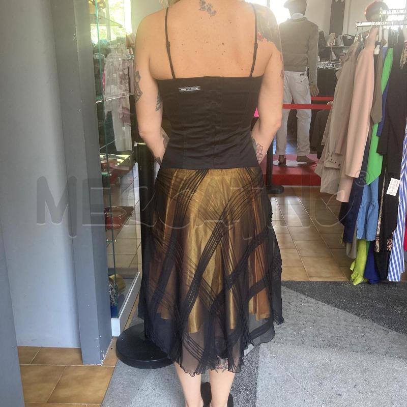 VESTITO DONNA JEANS PAUL GAUTIER GONNA BASE GIALLE  | Mercatino dell'Usato Carmagnola 2