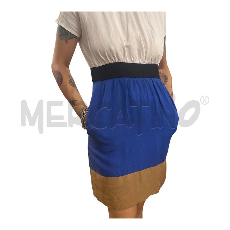 VESTITO DONNA MAX&CO BIANCA BLU ELETTRICO  | Mercatino dell'Usato Carmagnola 1
