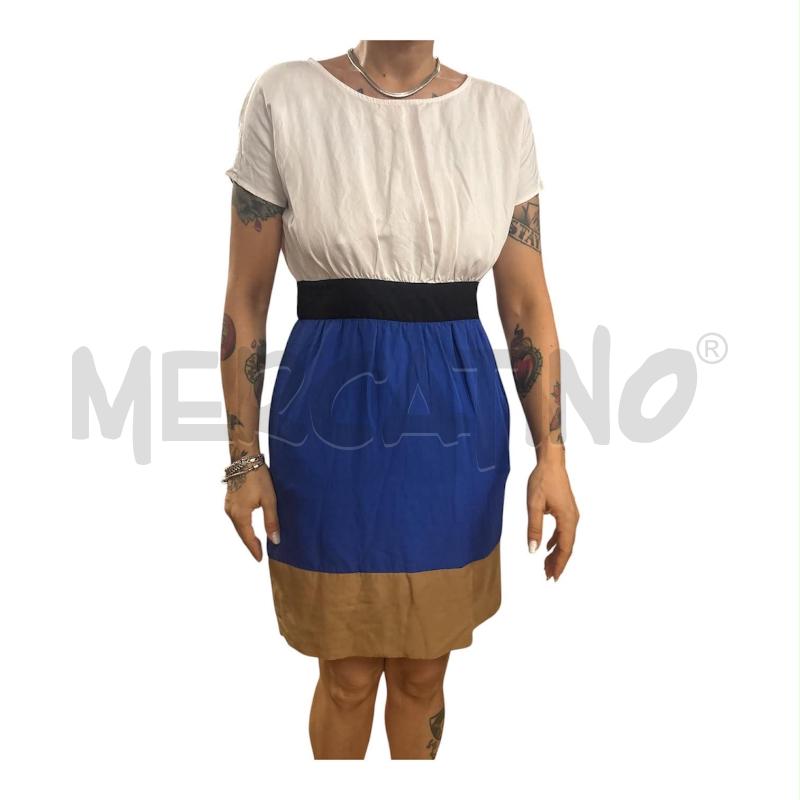 VESTITO DONNA MAX&CO BIANCA BLU ELETTRICO  | Mercatino dell'Usato Carmagnola 2