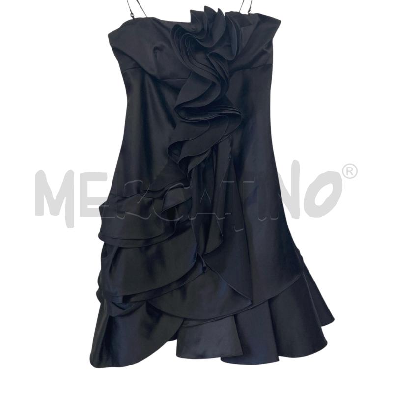 VESTITO DONNA NERO BALZA NERA KAREN MILLER  | Mercatino dell'Usato Carmagnola 1