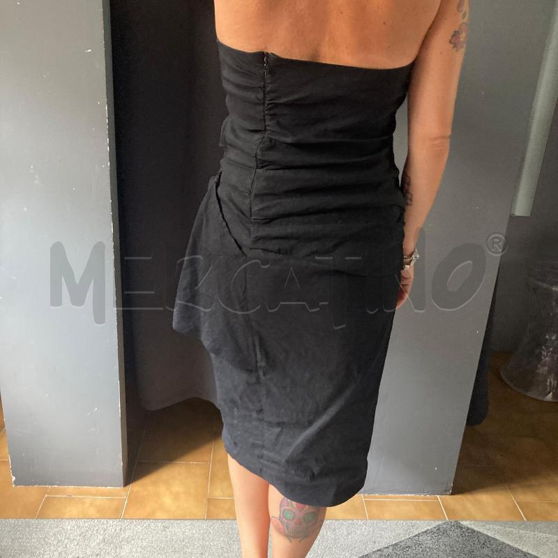 VESTITO DONNA NERO MALLONI DA COLLO  | Mercatino dell'Usato Carmagnola 2