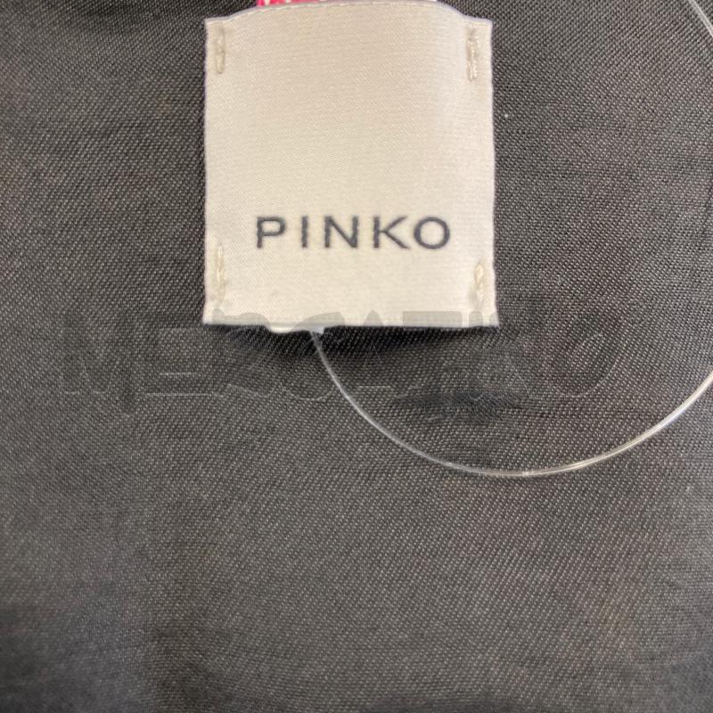 VESTITO DONNA NERO PINKO SCOLLO BOTTONI MANICA 3/4 | Mercatino dell'Usato Carmagnola 3