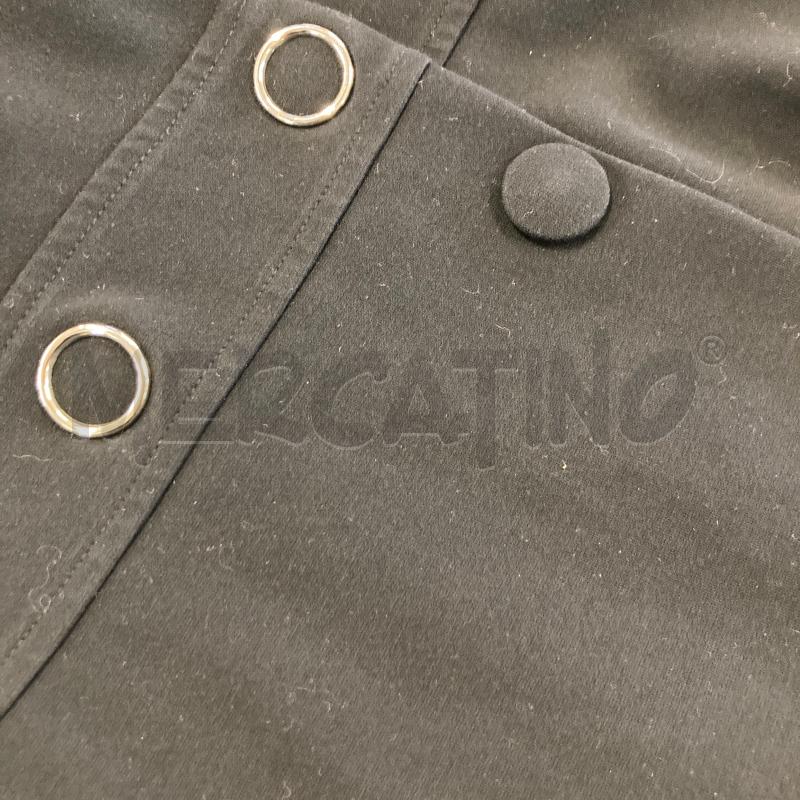 VESTITO DONNA NERO PINKO SCOLLO BOTTONI MANICA 3/4 | Mercatino dell'Usato Carmagnola 4