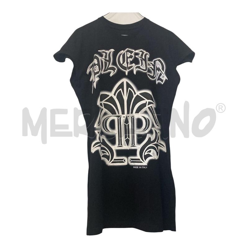 VESTITO DONNA NERO PLEIN STAMPA CHIARA  | Mercatino dell'Usato Carmagnola 3